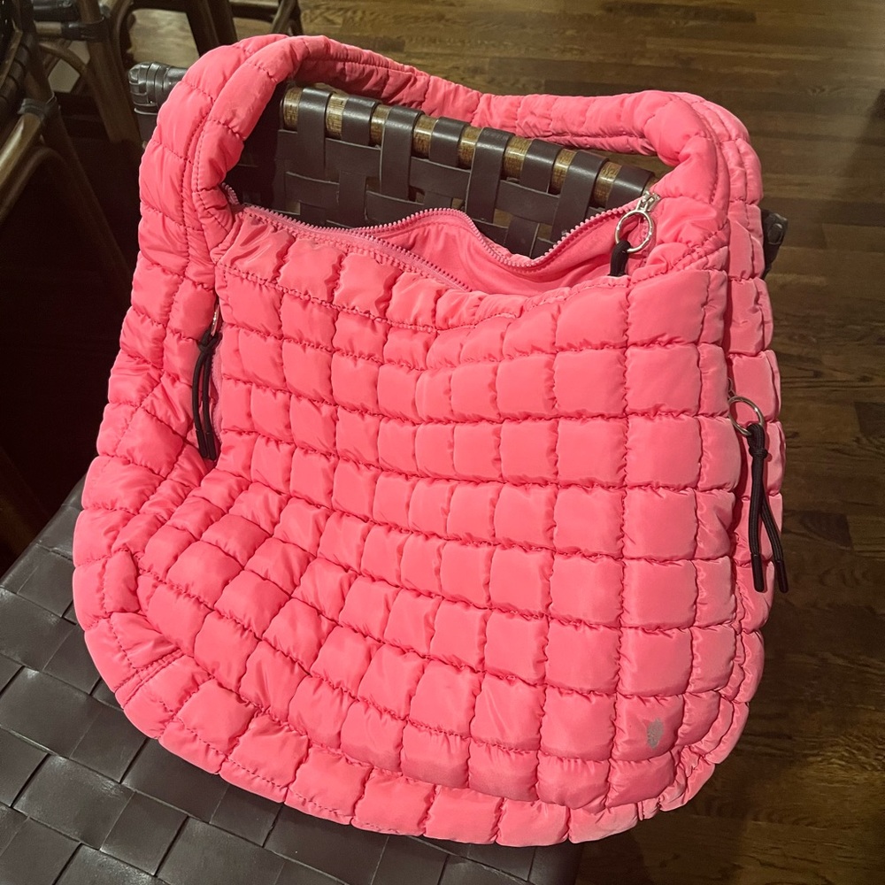 Free People Quilted Carryall Bag